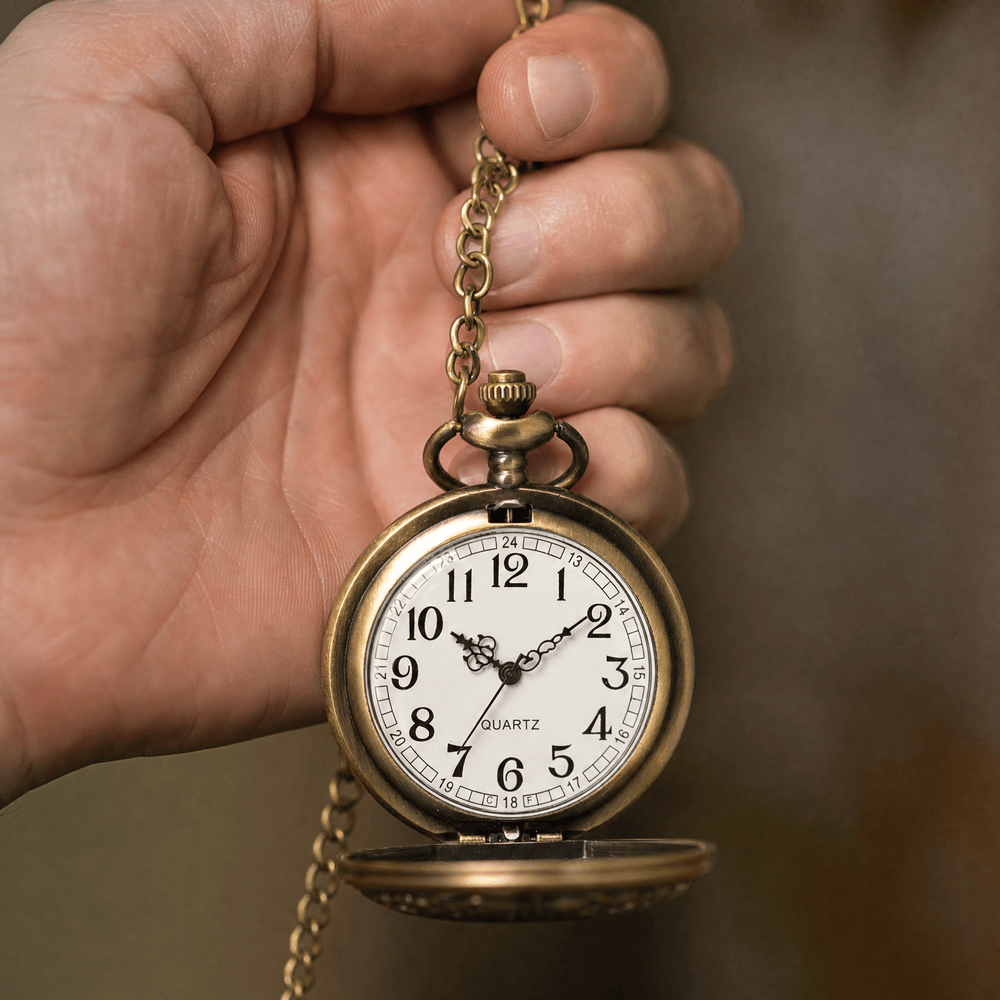 Royal Opera Pocket Watch Skeleton Roman Numerals