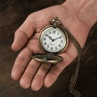 Royal Opera Pocket Watch Skeleton Roman Numerals
