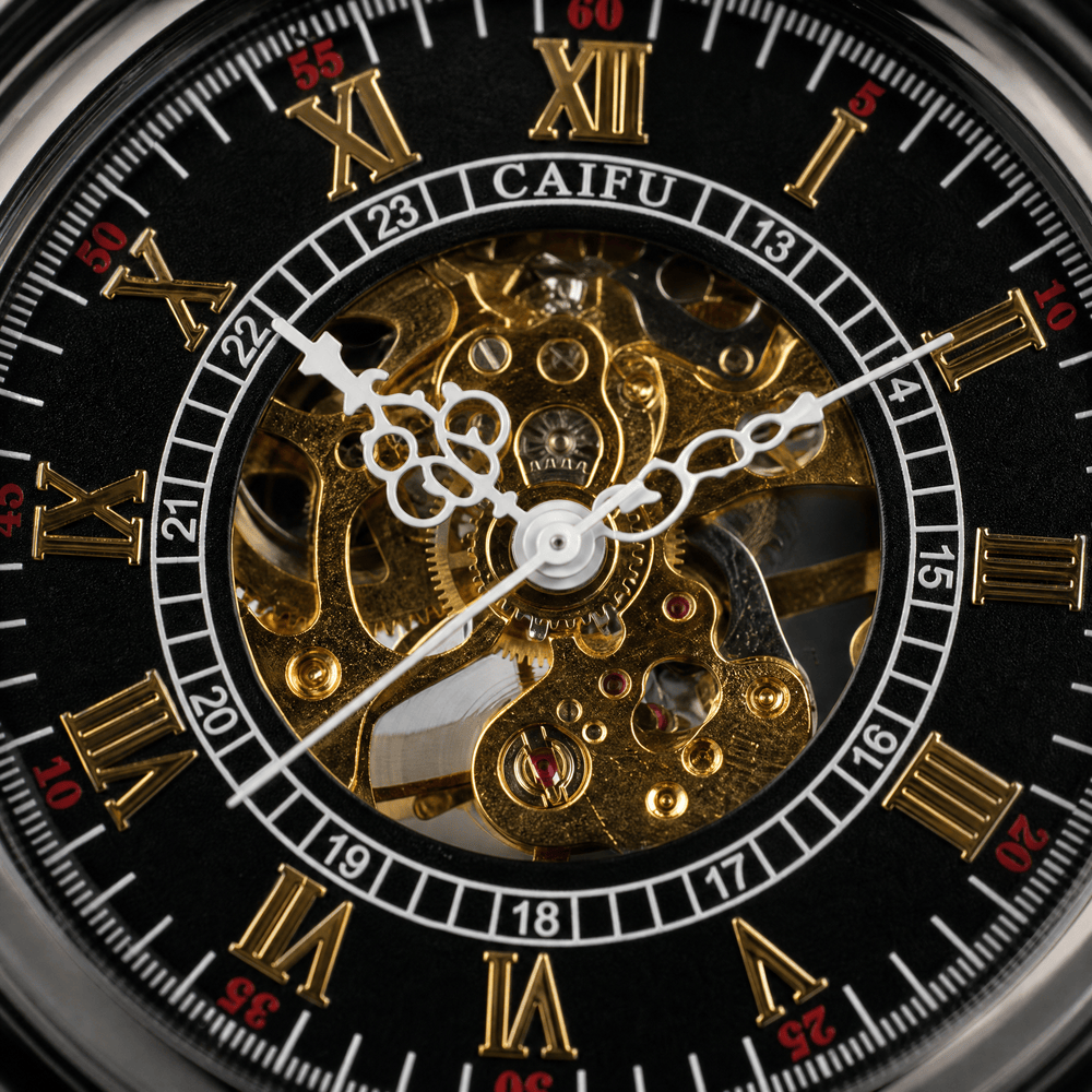 Royal Opera Pocket Watch Steampunk Skeleton Image