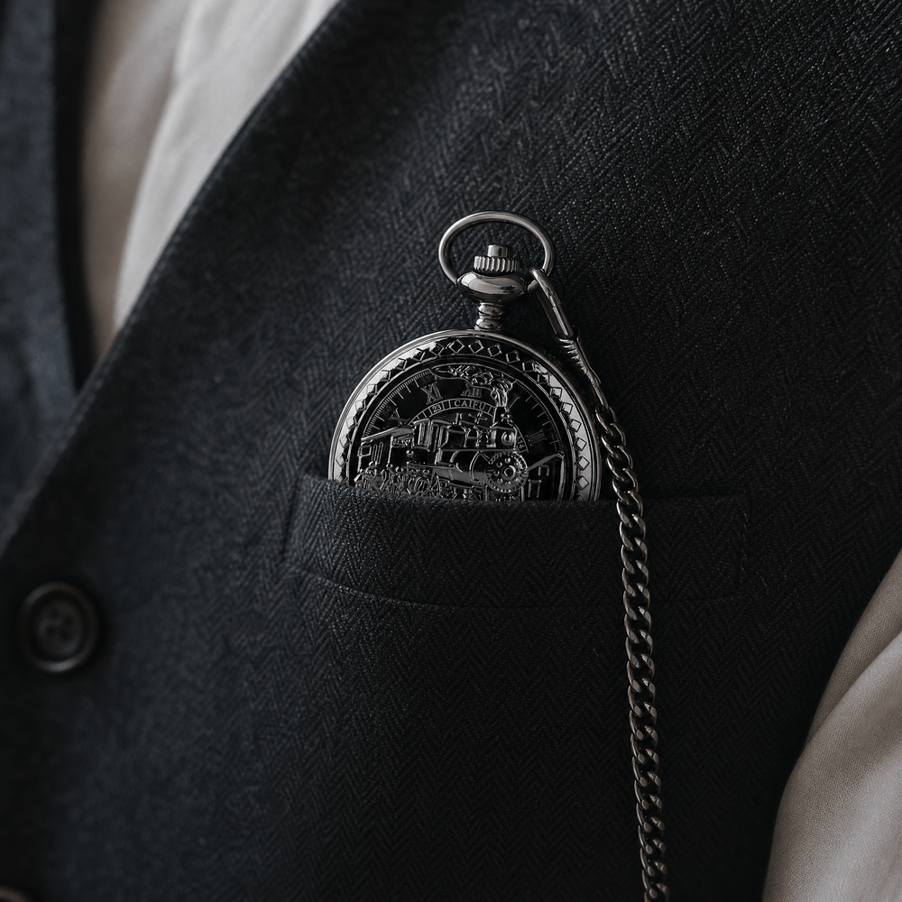 Royal Opera Pocket Watch Steampunk Skeleton