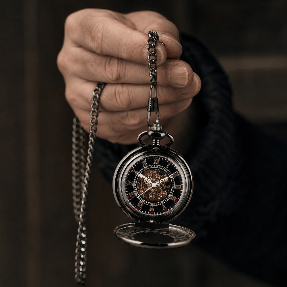 Royal Opera Pocket Watch Steampunk Skeleton