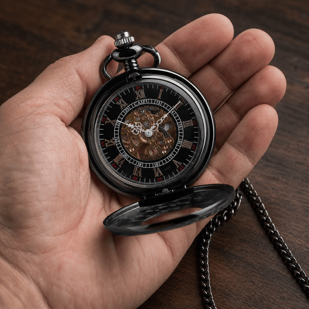 Royal Opera Pocket Watch Steampunk Skeleton