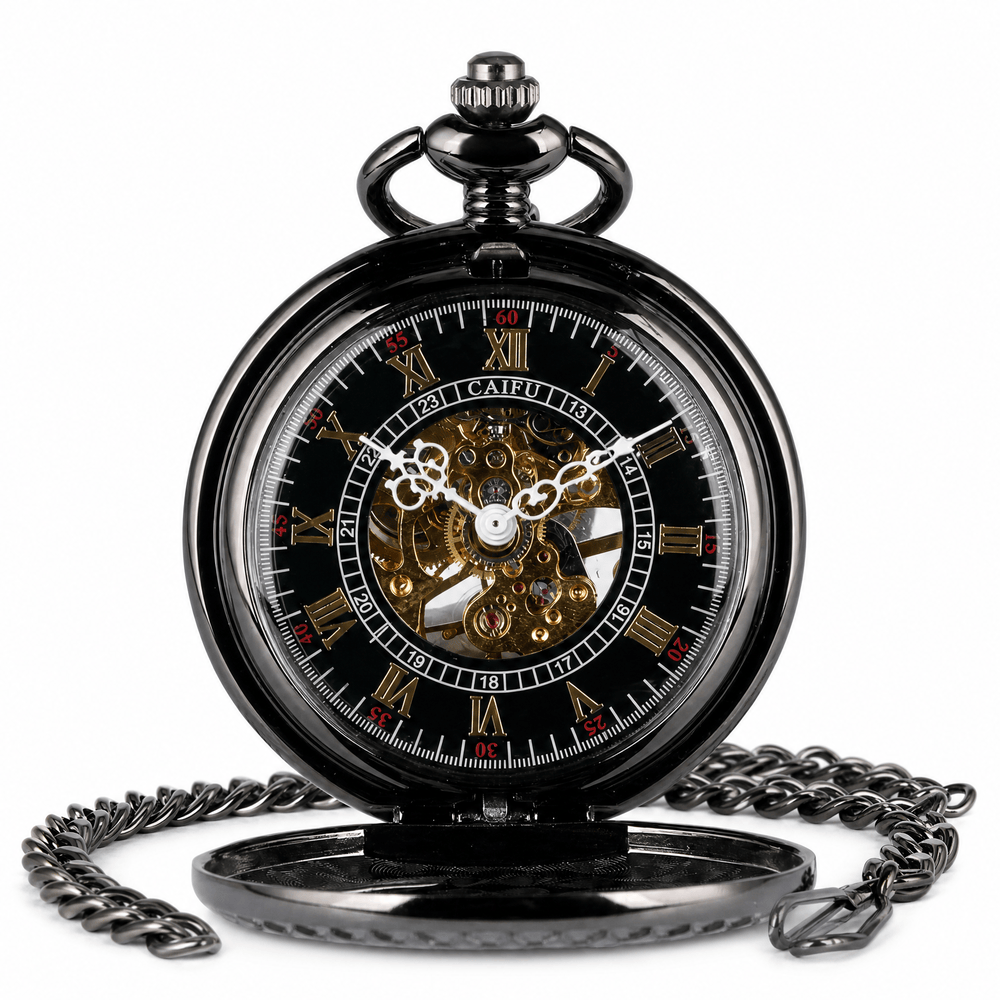 Royal Opera Pocket Watch Steampunk Skeleton