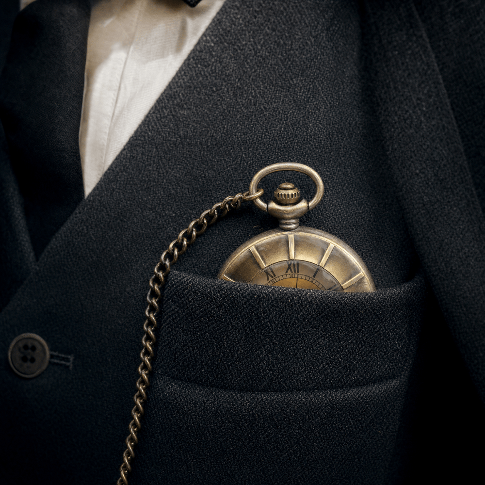 Royal Opera Pocket Watch Sunburst Dial