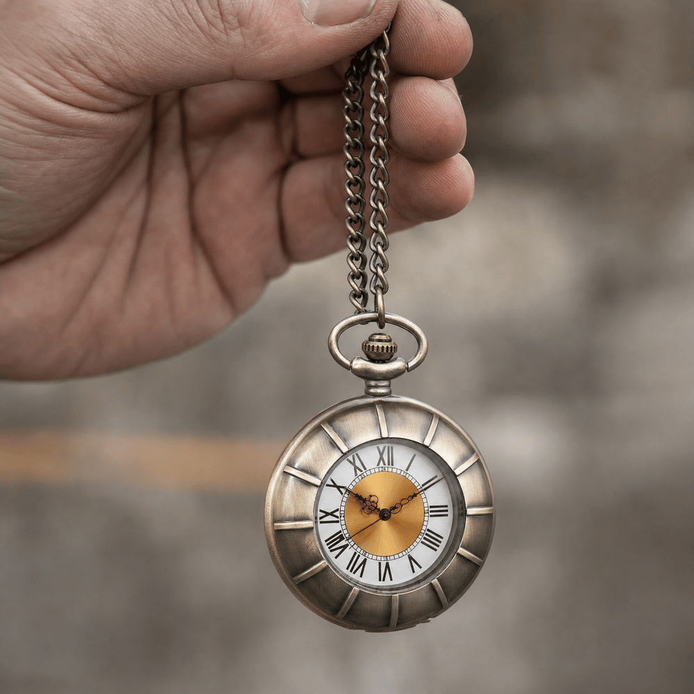 Royal Opera Pocket Watch Sunburst Dial