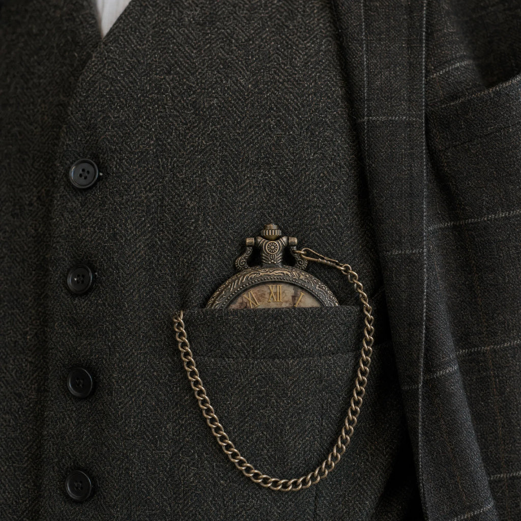 Royal Opera Pocket Watch Vintage Open Face Quartz