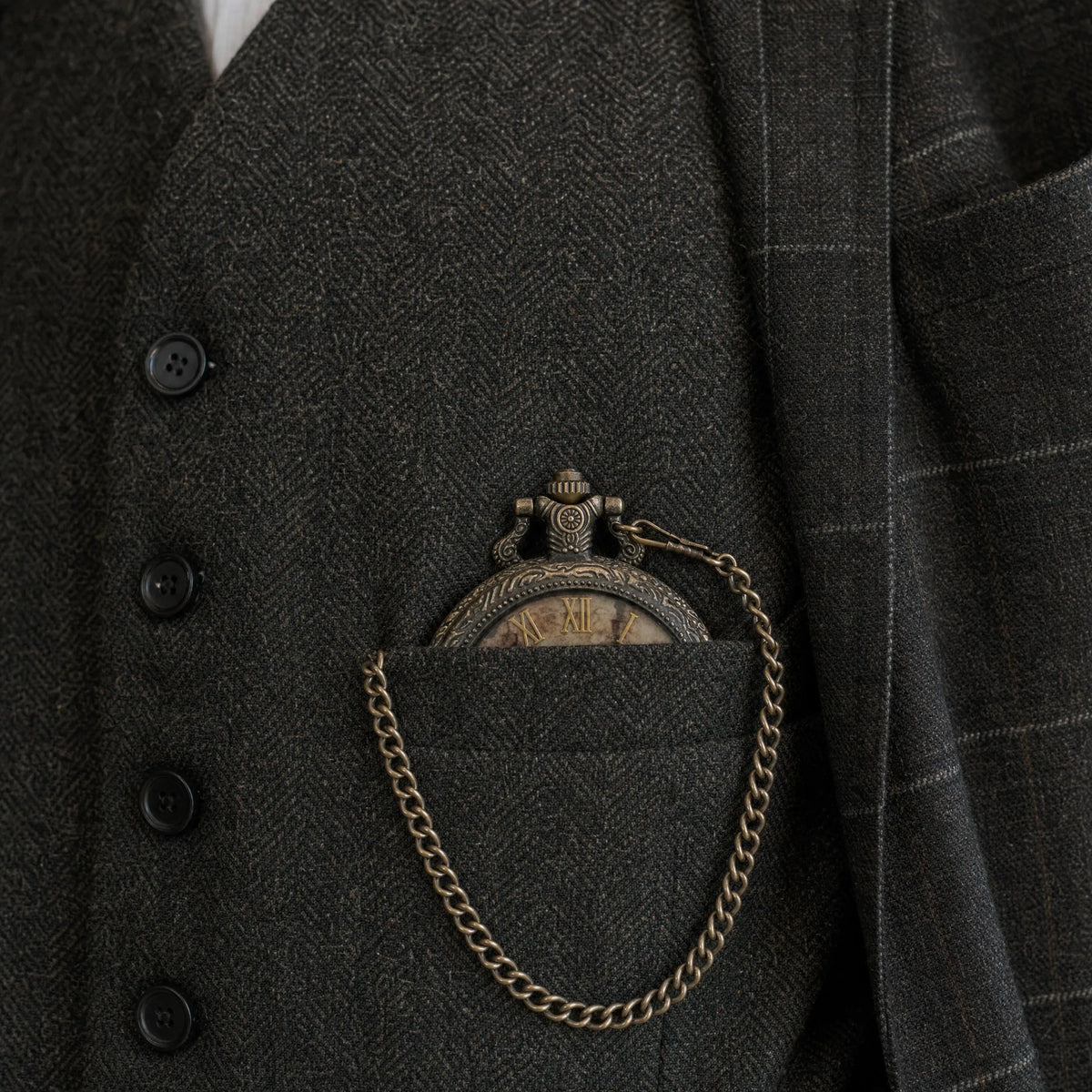 Royal Opera Pocket Watch Vintage Open Face Quartz