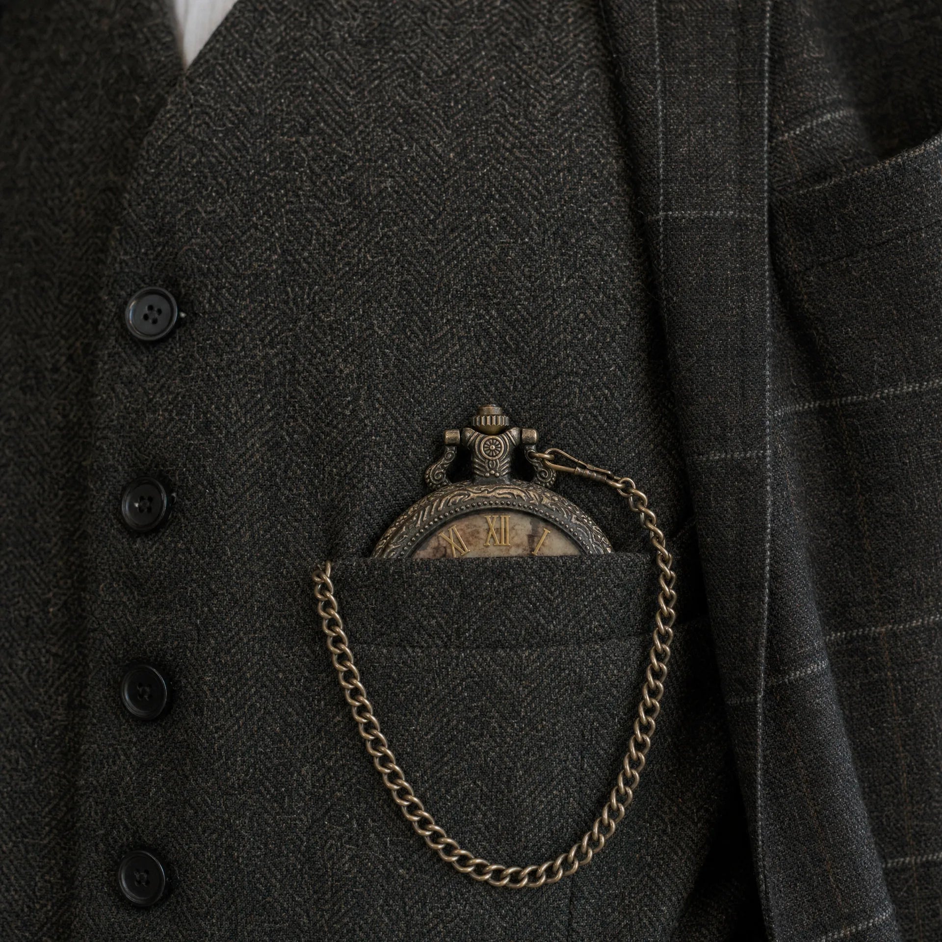 Royal Opera Pocket Watch Vintage Open Face Quartz
