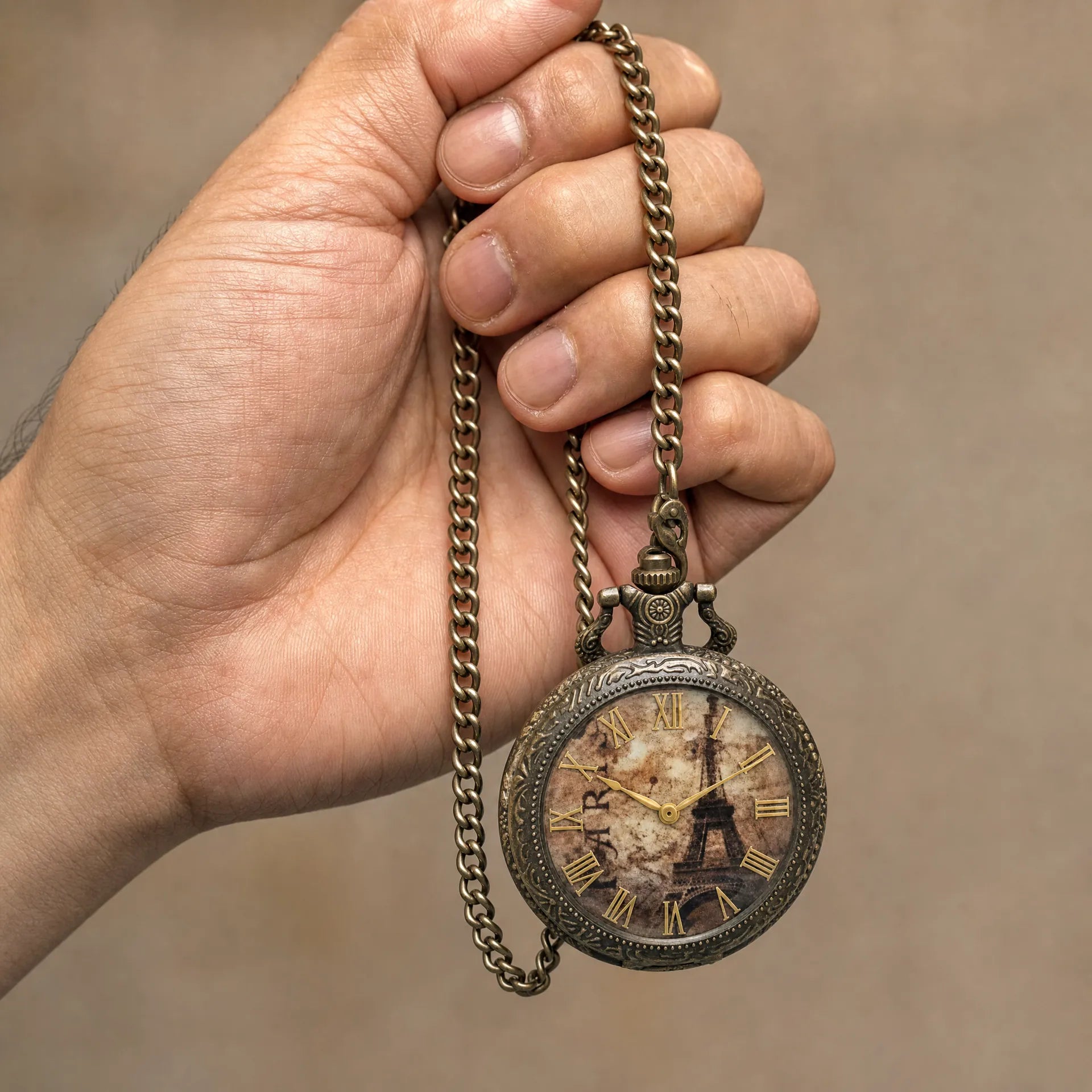 Royal Opera Pocket Watch Vintage Open Face Quartz