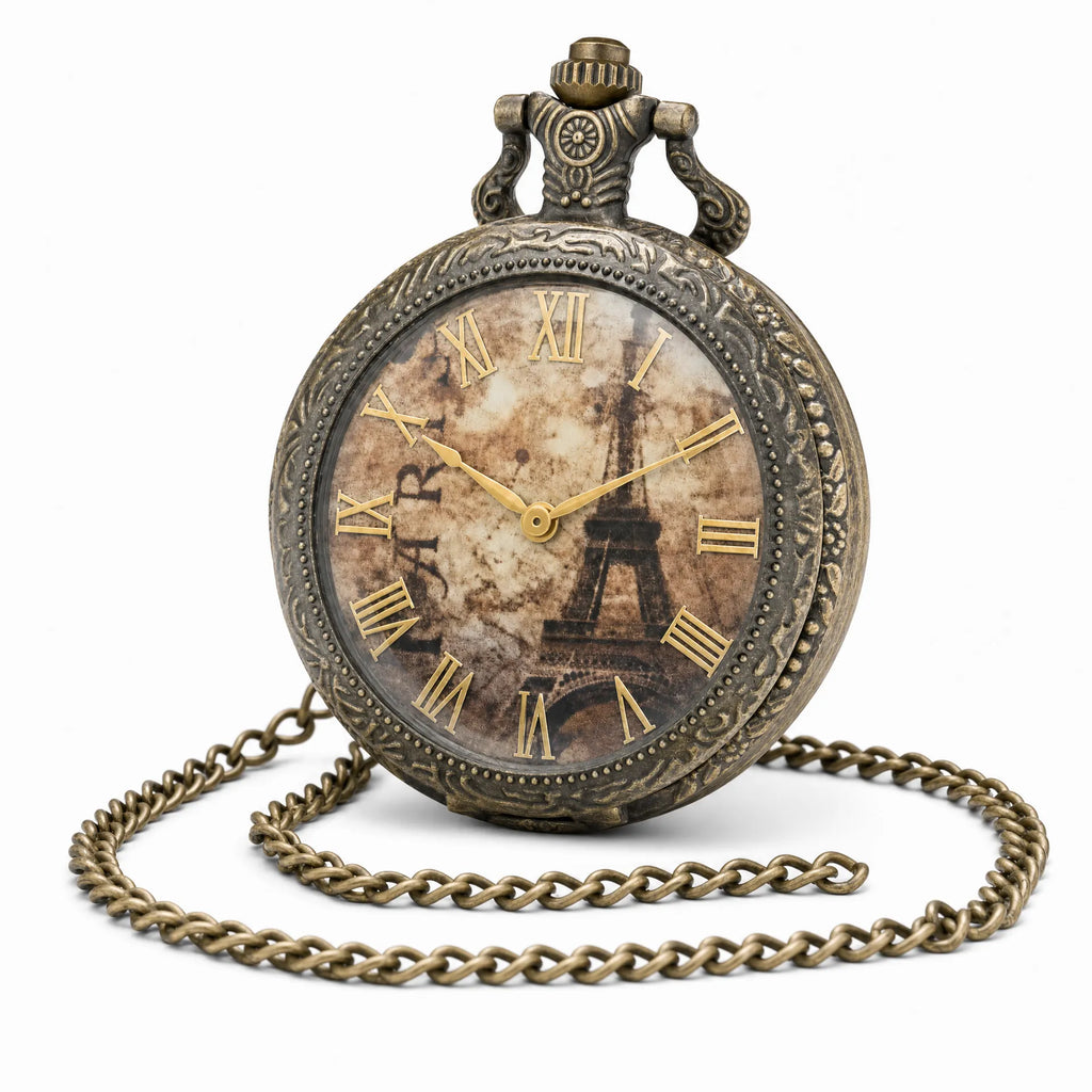 Royal Opera Pocket Watch Vintage Open Face Quartz