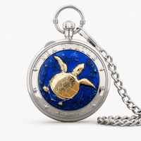 Royal Opera Pocket Watch Vintage Sea Turtle