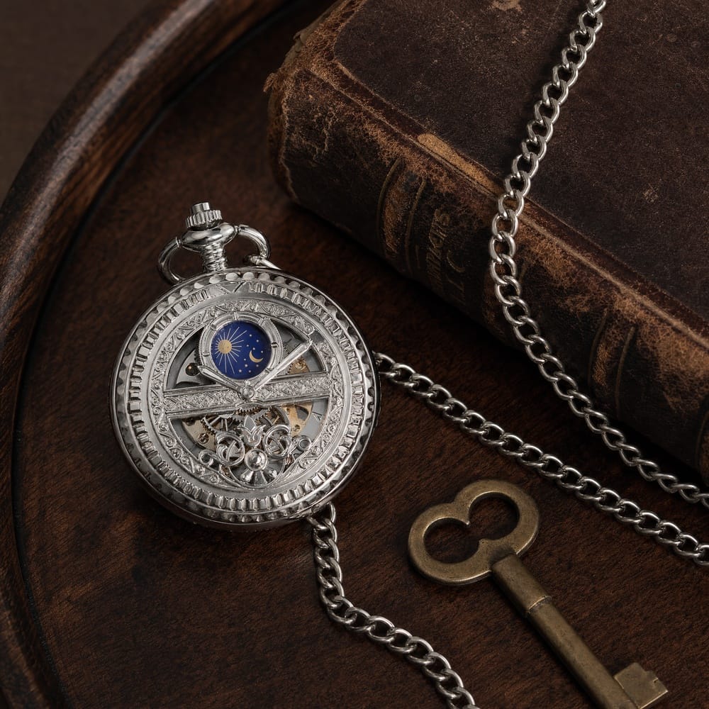 Royal Opera Pocket Watch Vintage Skeleton