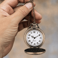 Royal Opera Pocket Watch Wolf Engraved Open Face