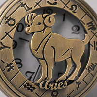 Royal Opera Pocket Watch Zodiac Open Face