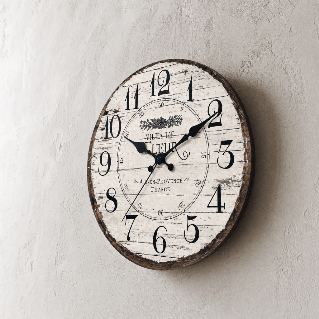 Royal Opera Provencal Distressed Wall Clock