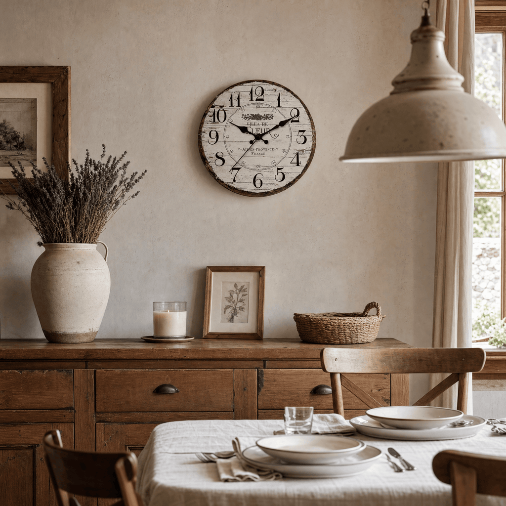 Royal Opera Provencal Distressed Wall Clock