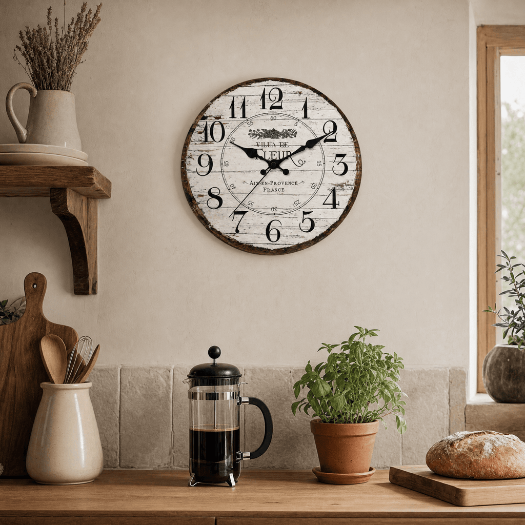 Royal Opera Provencal Distressed Wall Clock