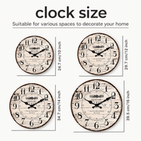 Royal Opera Provencal Distressed Wall Clock