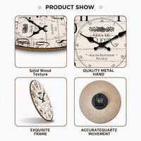 Royal Opera Provencal Distressed Wall Clock
