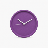 Royal Opera Purple Round Silent Wall Clock