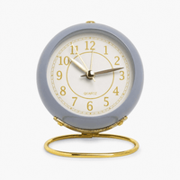 Royal Opera Purple Vintage Twin Bell Alarm Clock