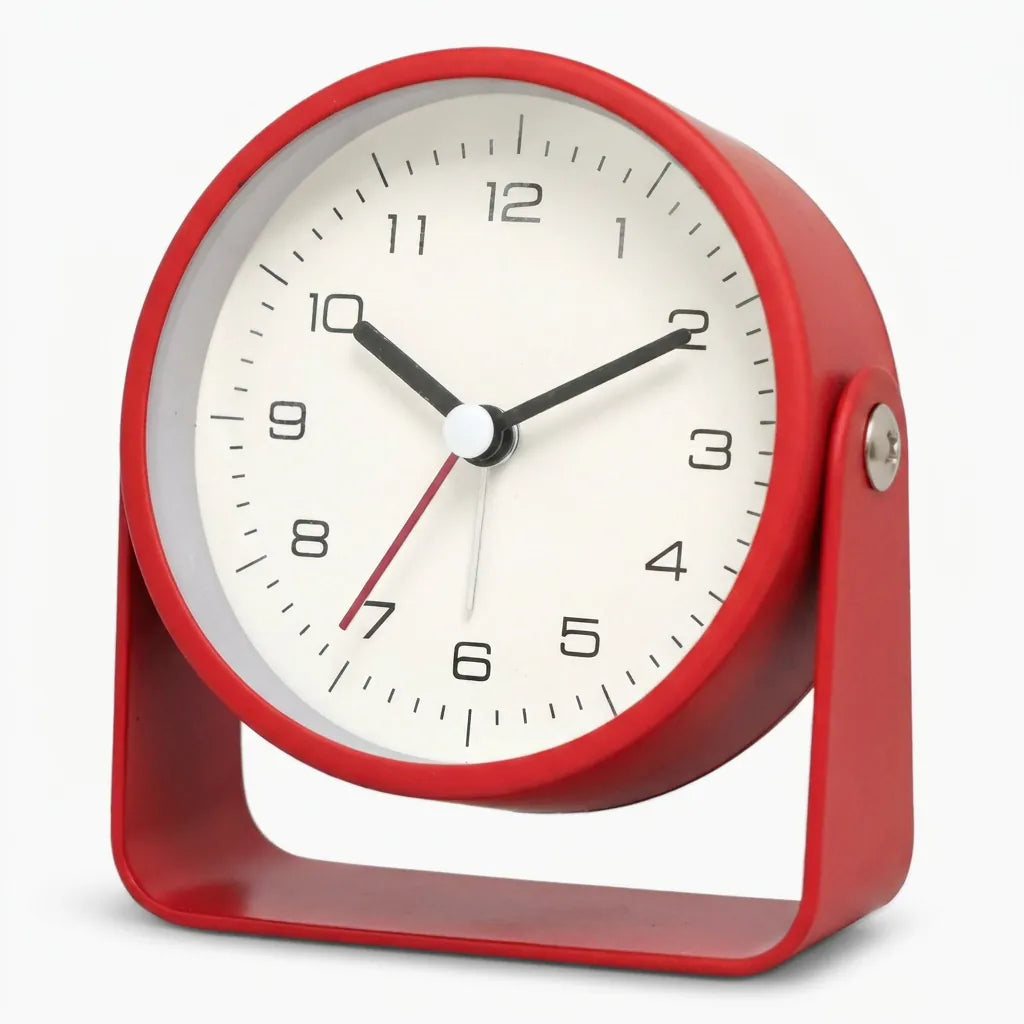 Royal Opera Red Alarm Clock Analogue Silent
