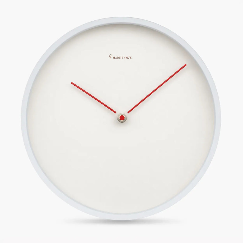 Royal Opera Red Minimalist Analog Wall Clock No Numerals