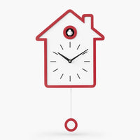 Royal Opera Red Modern Minimalist Cuckoo Clock