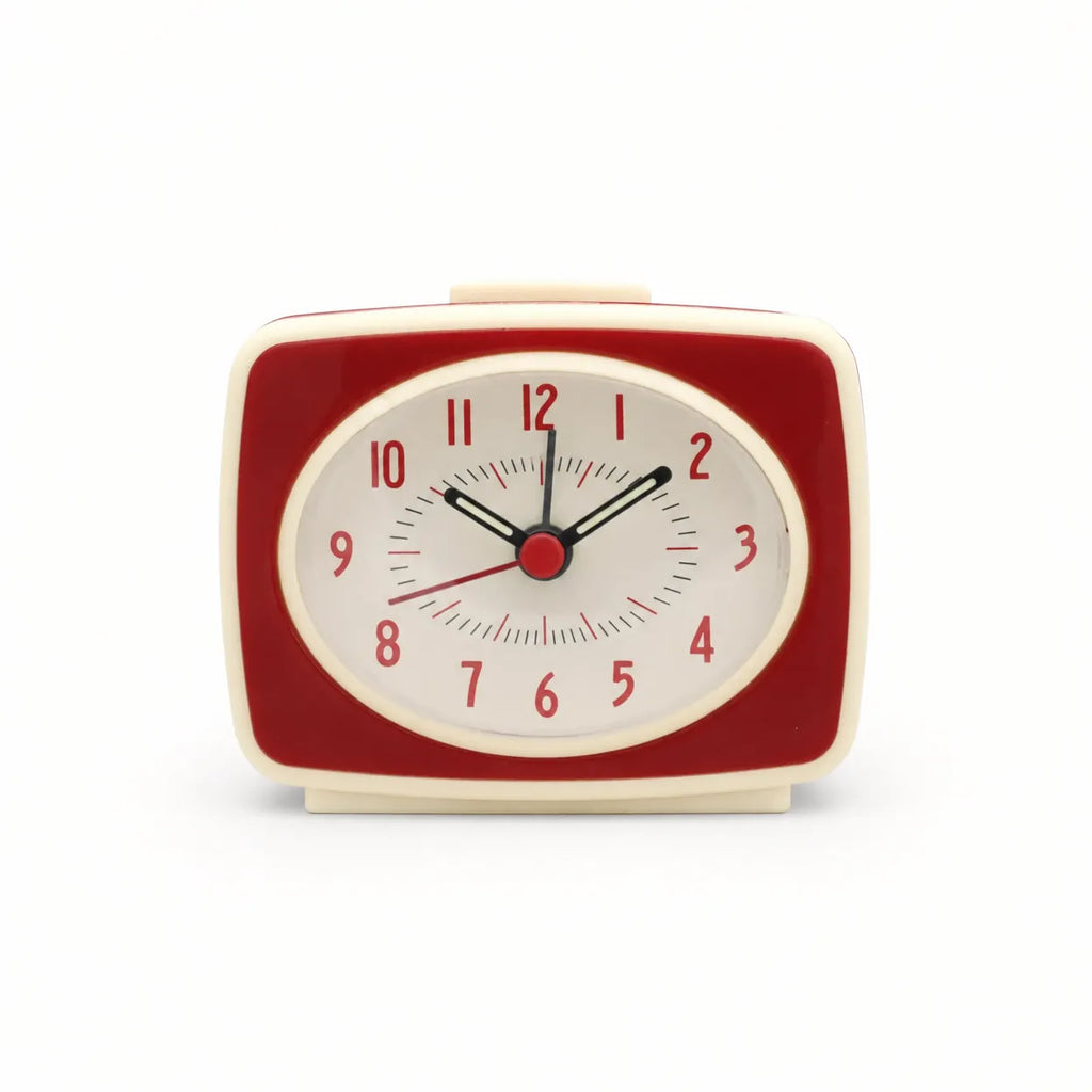 Royal Opera Red Retro Analog Alarm Clock