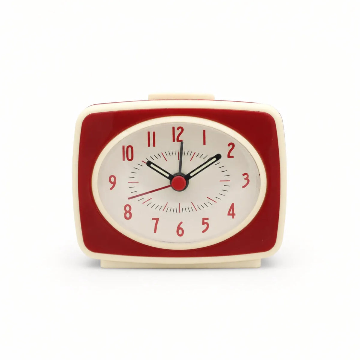 Royal Opera Red Retro Analog Alarm Clock