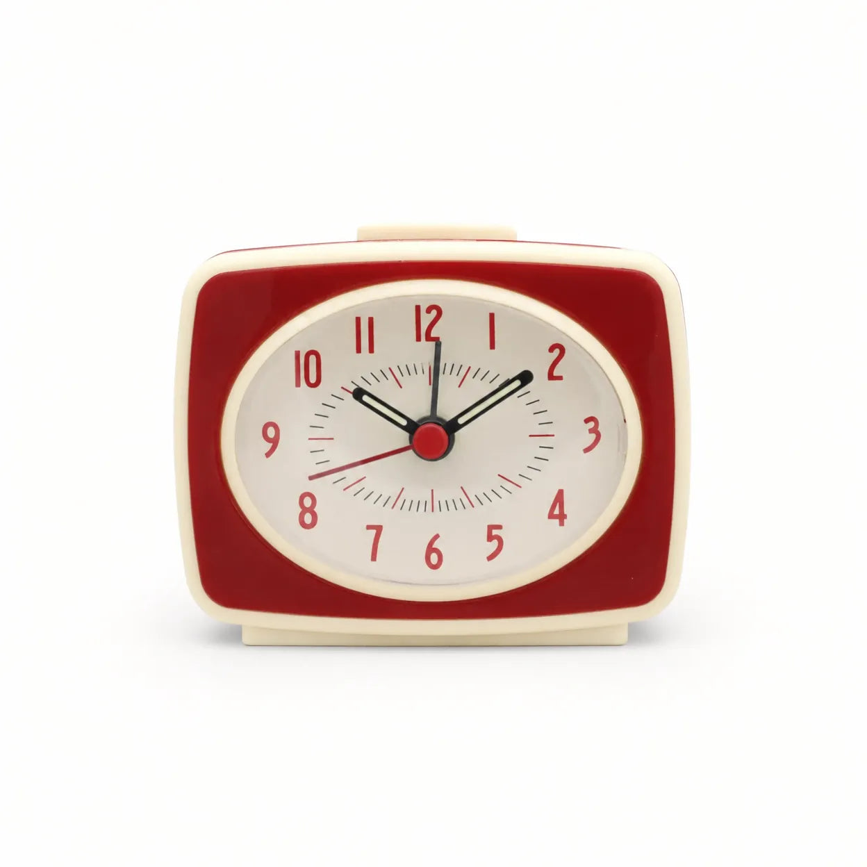 Royal Opera Red Retro Analog Alarm Clock