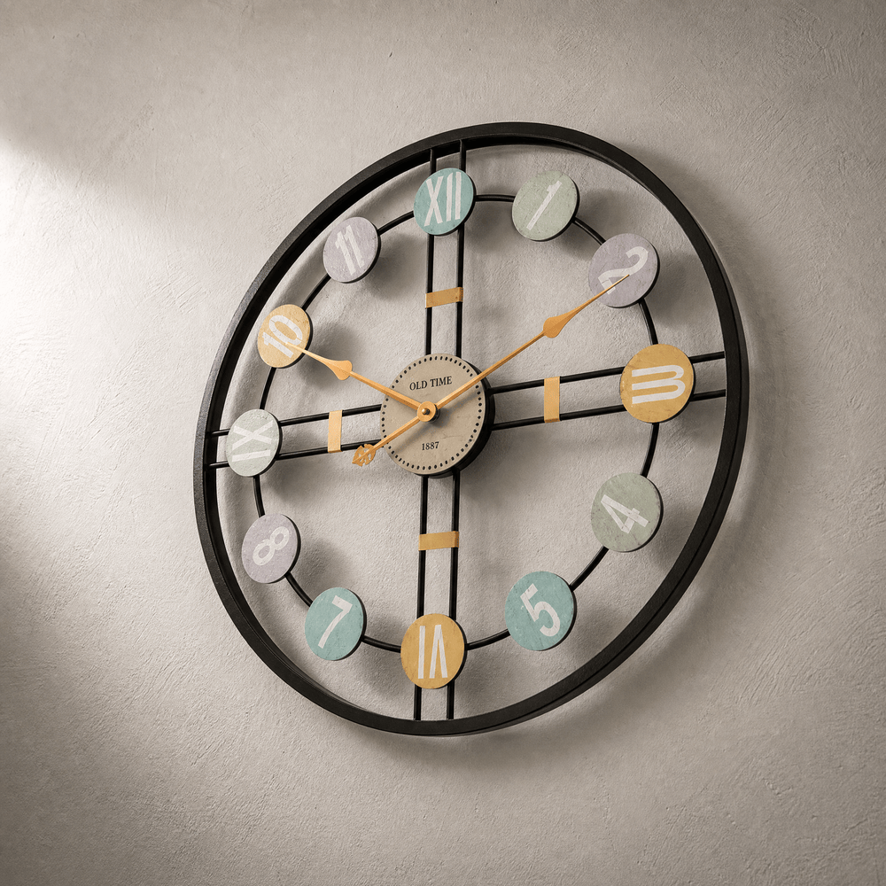 Royal Opera Retro 3D Roman Numeral Wall Clock