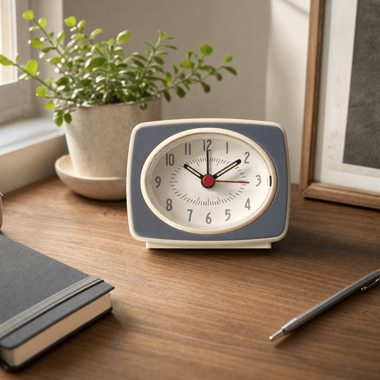 Royal Opera Retro Analog Alarm Clock