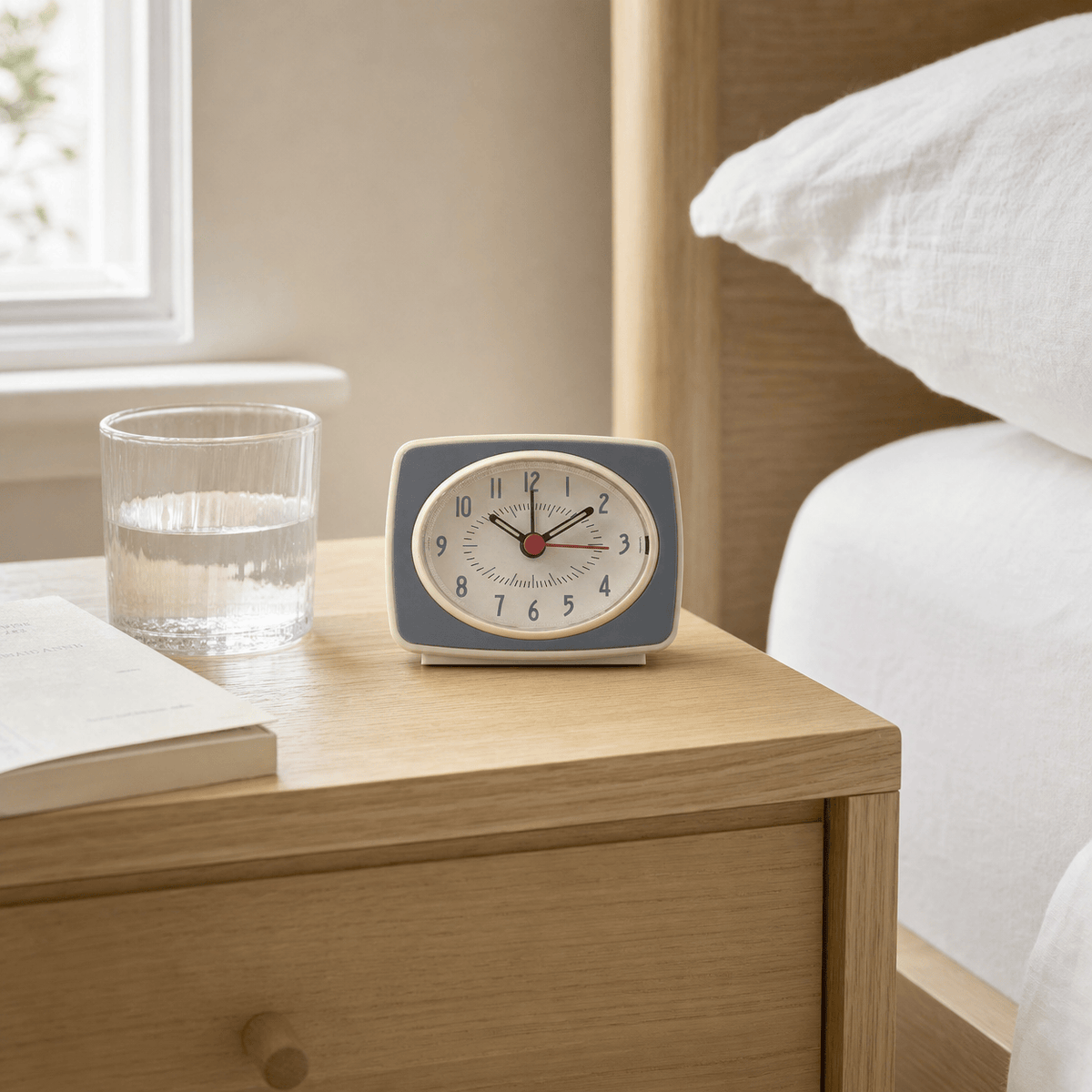 Royal Opera Retro Analog Alarm Clock