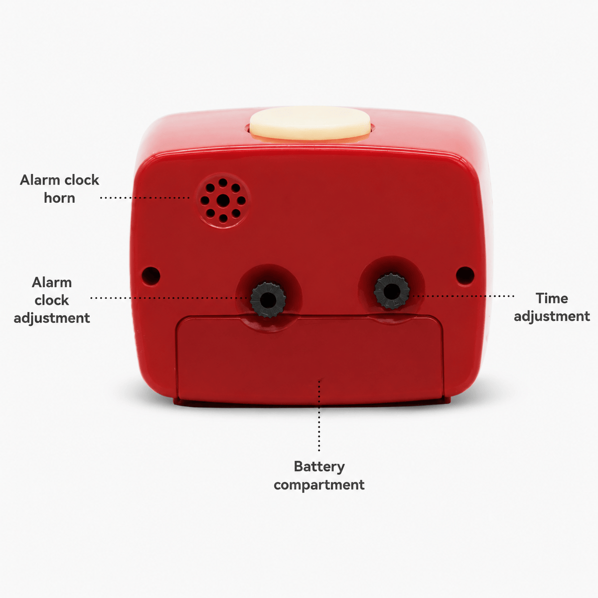 Royal Opera Retro Analog Alarm Clock