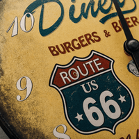Royal Opera Retro Diner Wall Clock