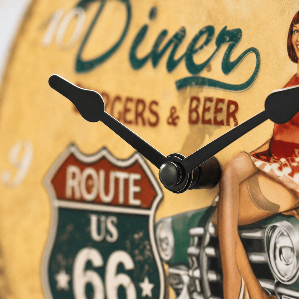 Royal Opera Retro Diner Wall Clock