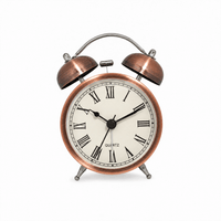 Royal Opera Roman Alarm Clock Twin Bell Roman Numerals