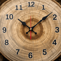 Royal Opera Rustic Wall Clock Silent Movement