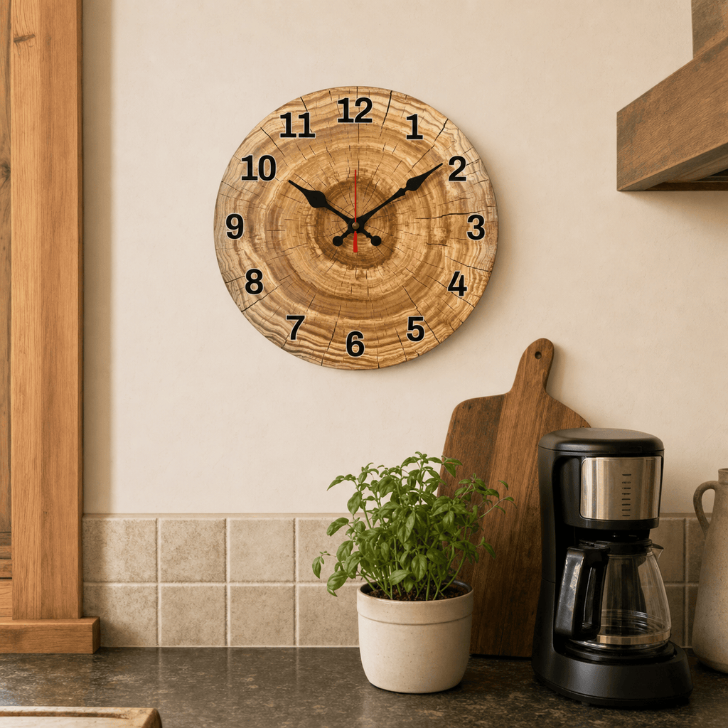 Royal Opera Rustic Wall Clock Silent Movement