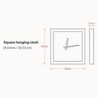 Royal Opera Scandinavian Double Sided Wall Clock