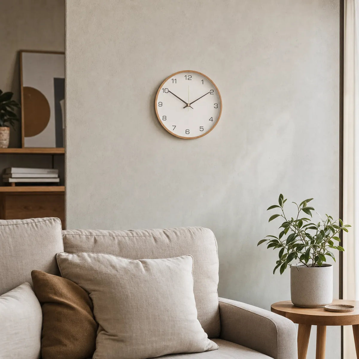 Royal Opera Scandinavian Solid Wood Wall Clock