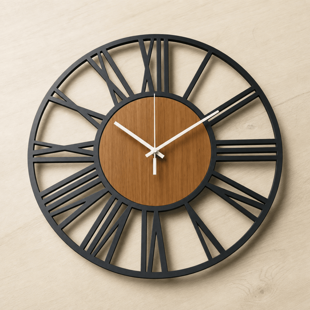 Royal Opera Scandinavian Wooden Wall Clock