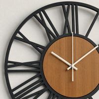 Royal Opera Scandinavian Wooden Wall Clock