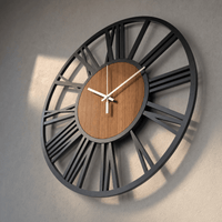 Royal Opera Scandinavian Wooden Wall Clock