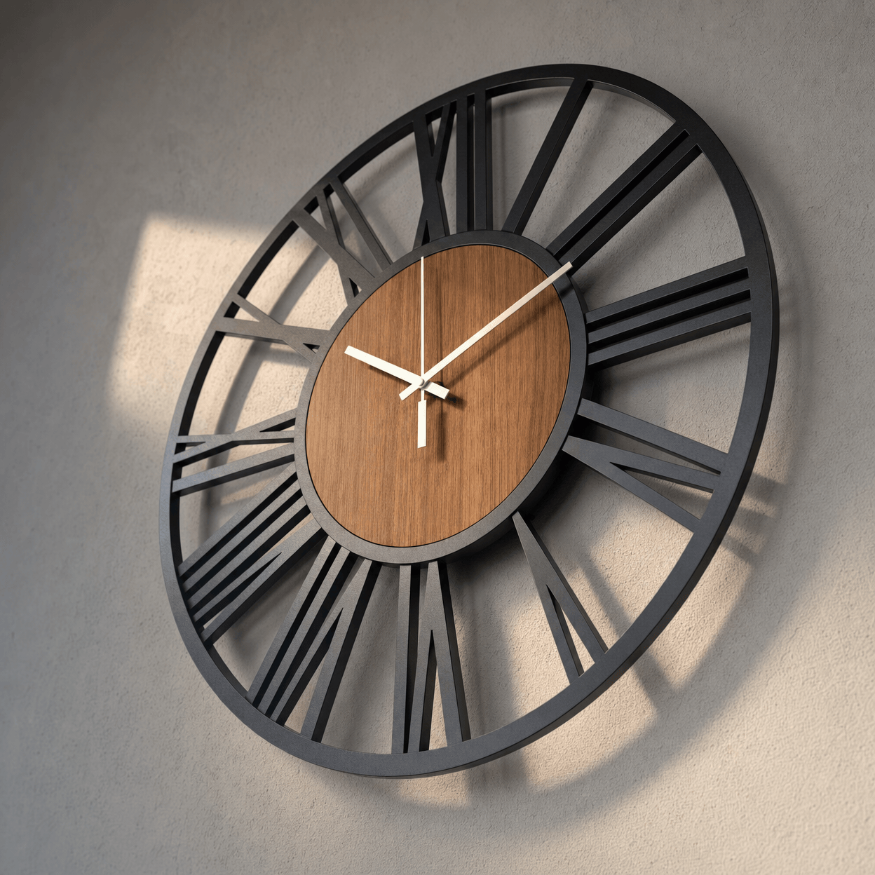 Royal Opera Scandinavian Wooden Wall Clock
