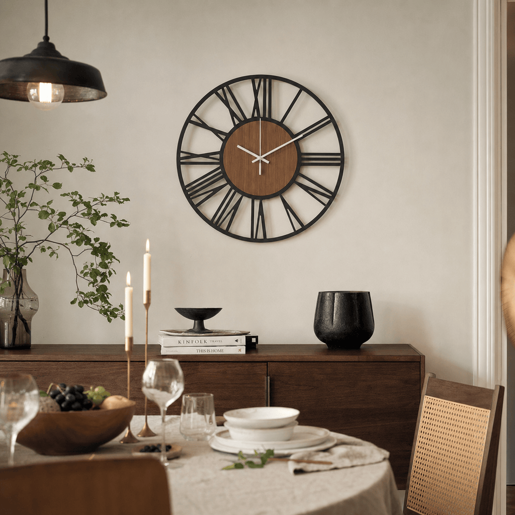 Royal Opera Scandinavian Wooden Wall Clock