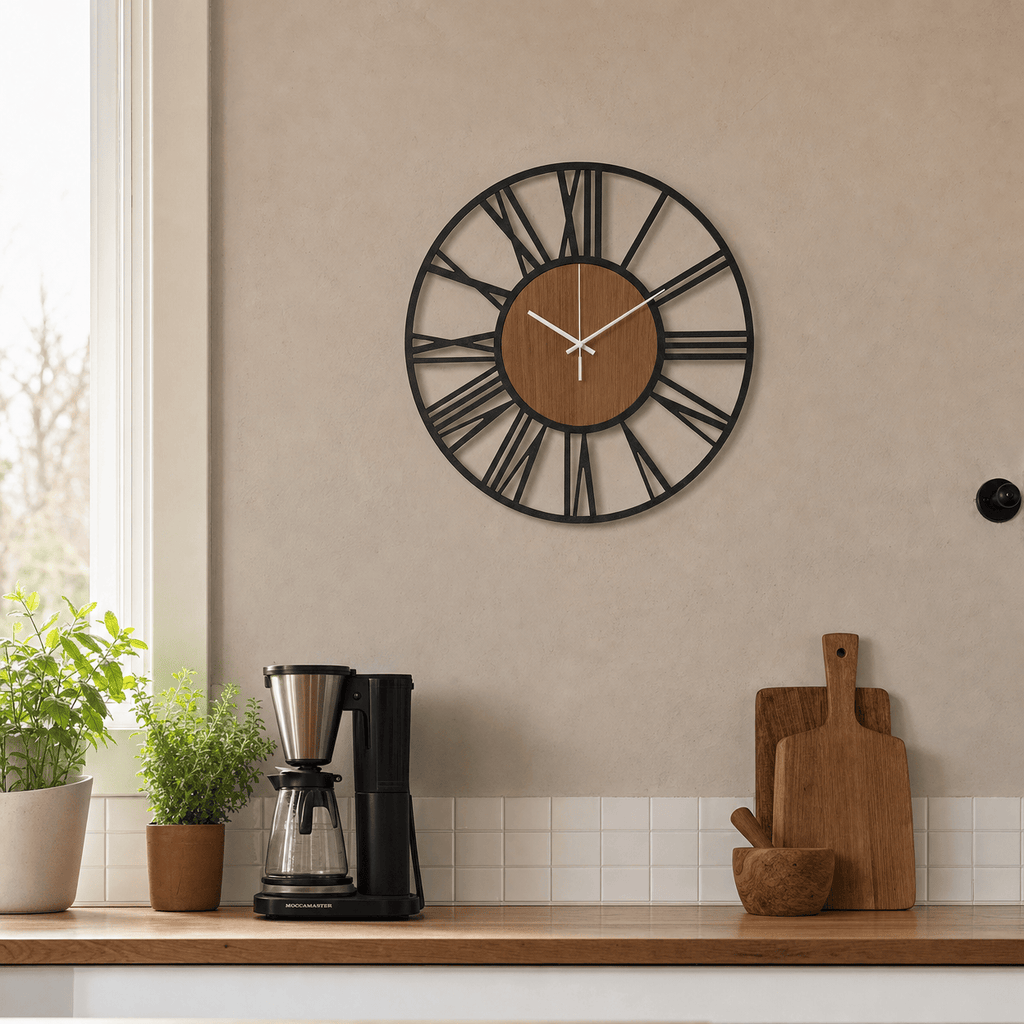 Royal Opera Scandinavian Wooden Wall Clock