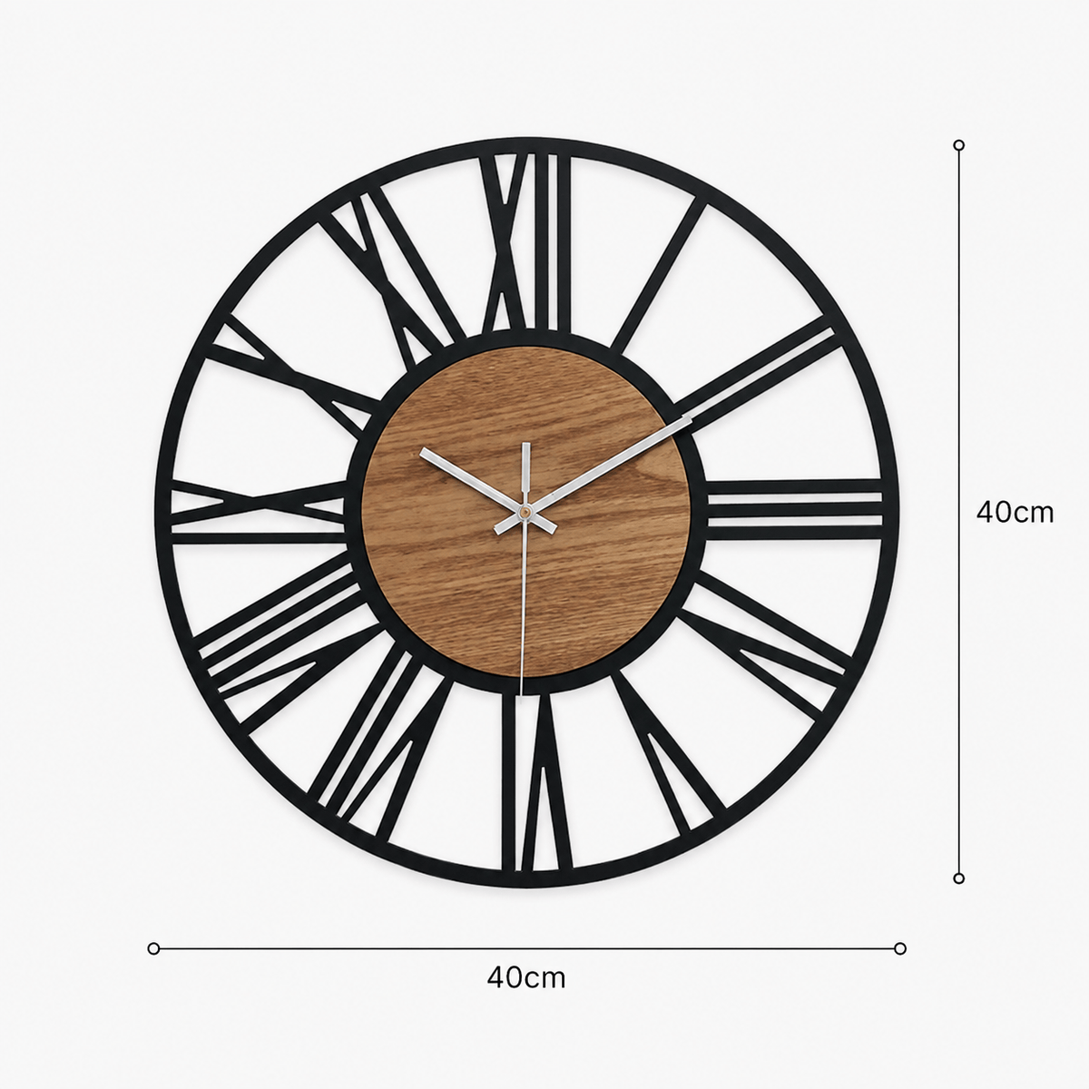 Royal Opera Scandinavian Wooden Wall Clock