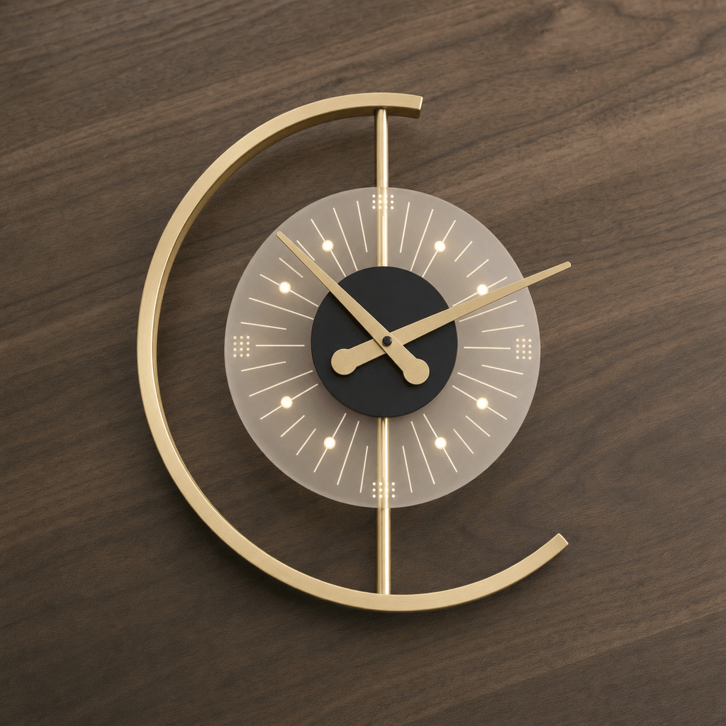 Royal Opera Silent Luminous Effect Wall Clock
